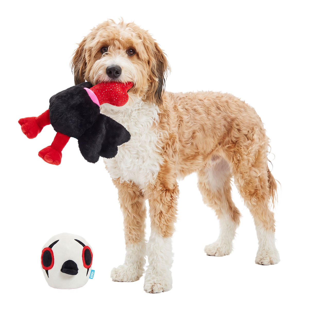 Murder Bird Plush Multi-Part + Tug Dog Toy - Image 2