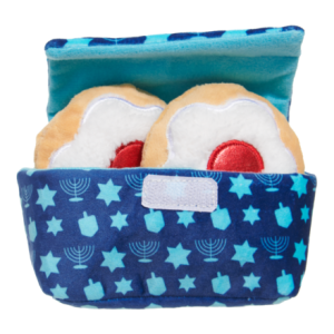 Woofganiyot Hanukkah Plush Multi-Part + Enrichment Dog Toy