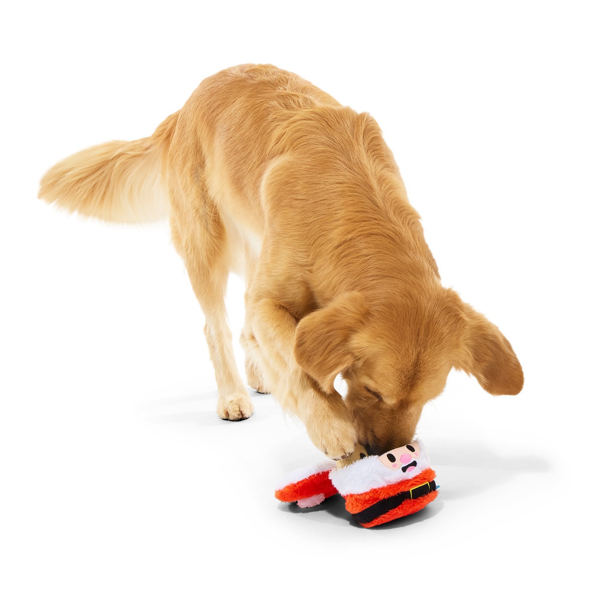 Santa's Jolly Cookie Jar Plush Multi-Part Dog Toy - Image 5