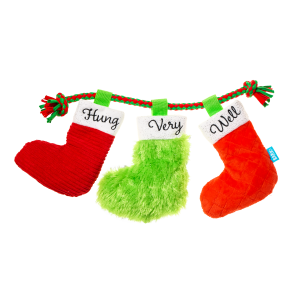 Well Hung Stockings Plush Tug Dog Toy