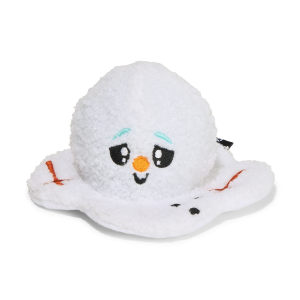 Slushy The Snowman Durable Super Chewer 2-in-1 Rip and Reveal Dog Toy