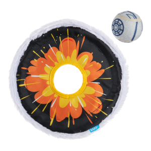 That's No Moon Plush Multi-Part + Tug + Fetch Dog Toy