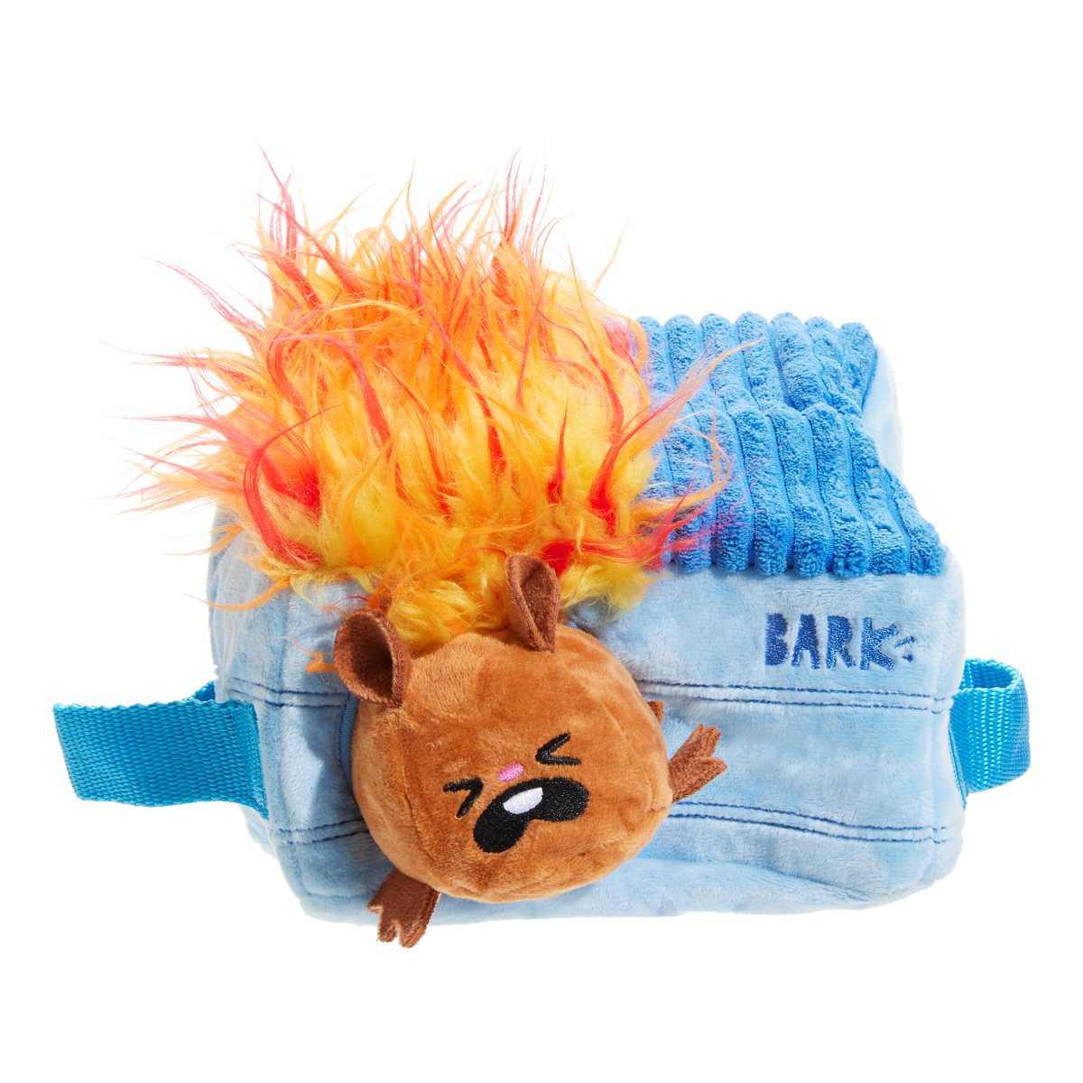 Hide n' Squeak Dumpster Fire Plush Multi-Part + Enrichment Dog Toy - Image 7