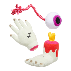 The Part-y Pack Plush Multi-Part + Tug Dog Toy