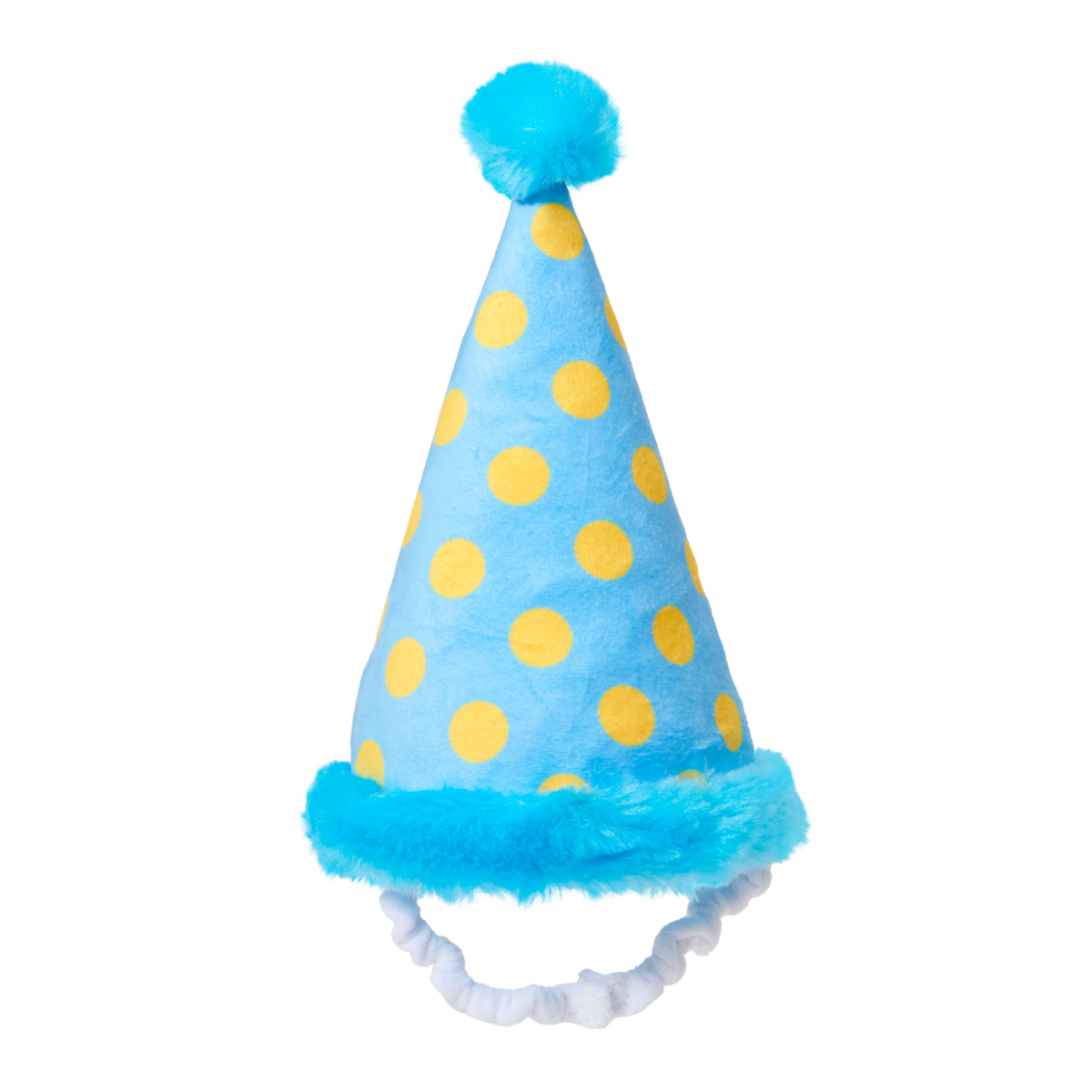 Party Hat Plush Wearable Dog Toy - Image 2