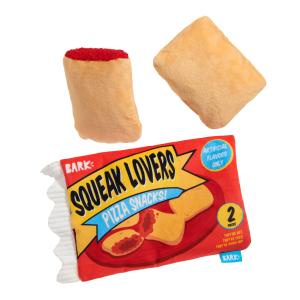 Squeak Lovers Pizza Snacks Plush Multi-Part + Enrichment Dog Toy