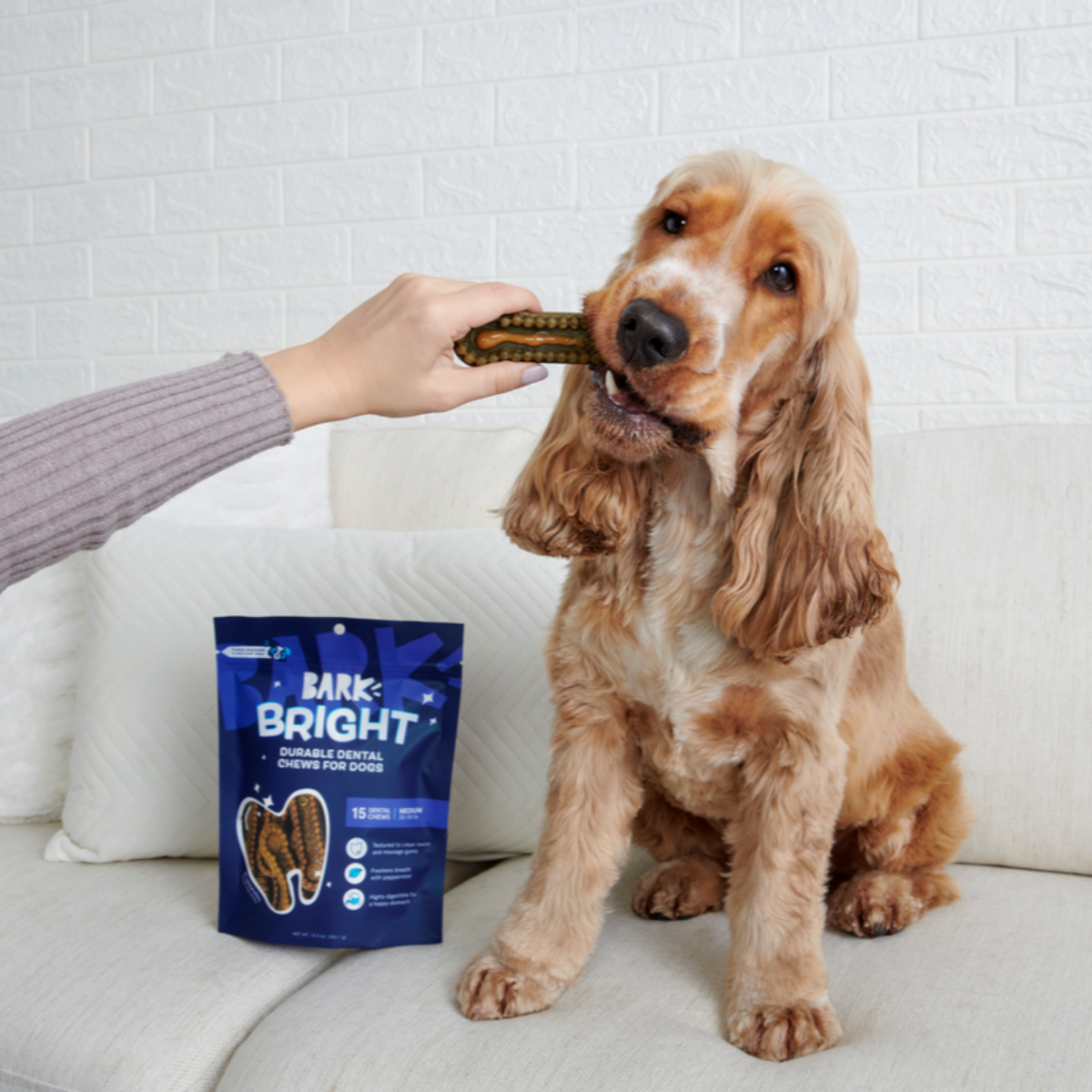 Bright Durable Dental Chews. 15 Ct - Image 3