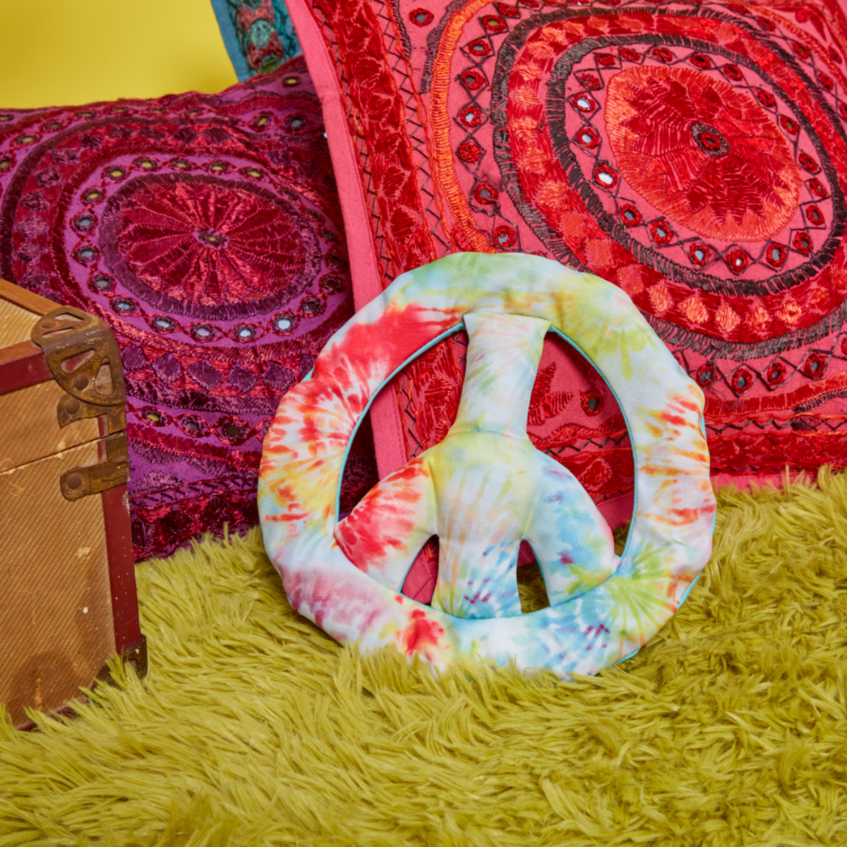 Give Peace a Tug Plush Dog Toy - Image 4