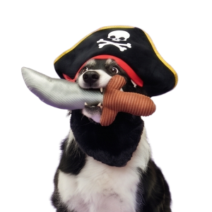 Bark Beard Plush Multi-Part + Wearable Dog Toy