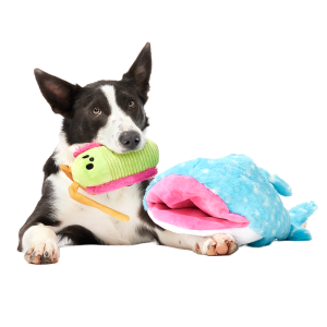 Big Mark The Whale Shark Plush Extra Large + Multi-Part Dog Toy