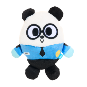 Boarding Panda Plush 2-in-1 Dog Toy