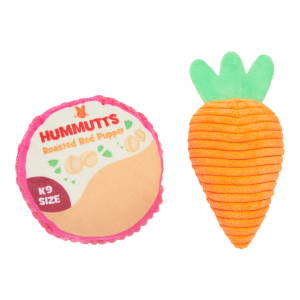 Carrot & Hummutts Plush Multi-Part Dog Toy