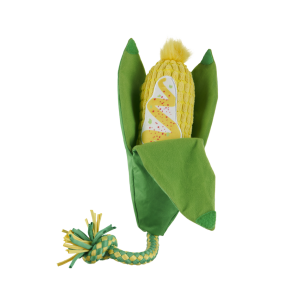Elote Fun Corn Plush Tug Dog Toy