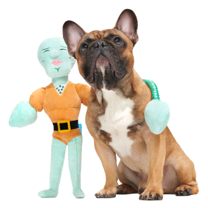 Handsome Squidward Plush Extra-Large + Tug Dog Toy