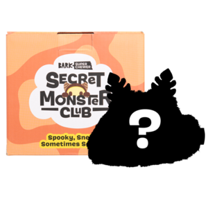 Secret Monster Club. Super Chewer Durable 2-in-1 Rip and Reveal Monthly Dog Toys