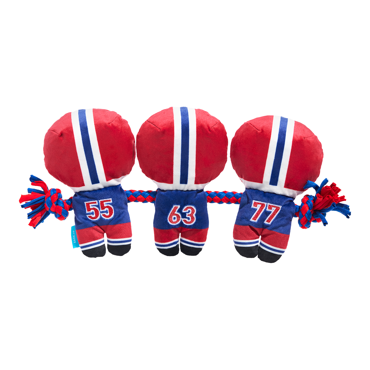 Linebarkers Plush Tug Dog Toy - Image 6