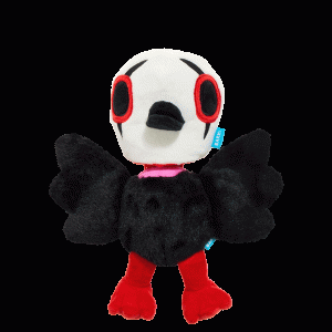 Murder Bird Plush Multi-Part + Tug Dog Toy