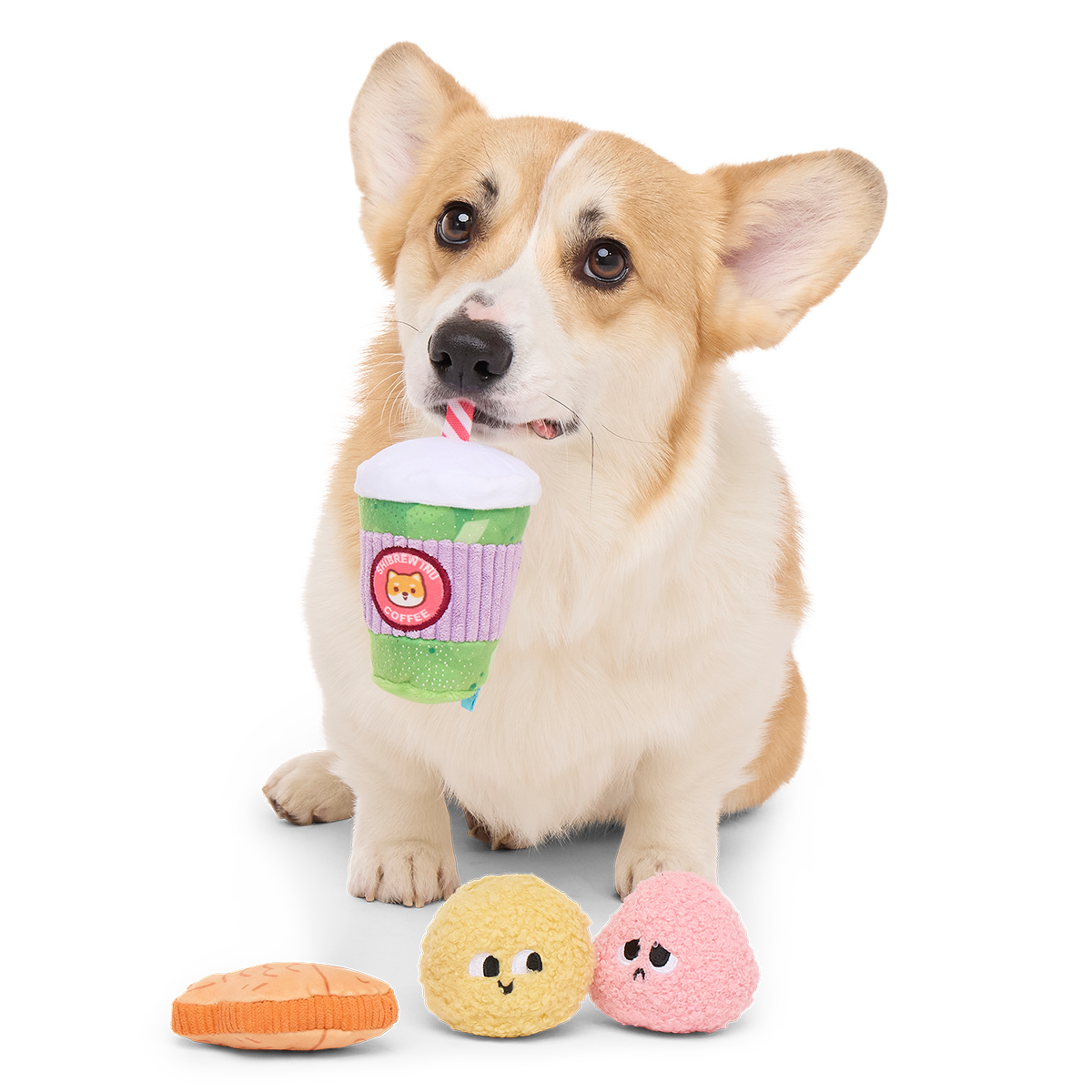 Muttcha & Mochi Mates Plush Multi-Part Dog Toy - Image 2
