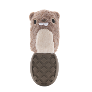 P.B. Beaver Super Chewer Durable 2-in-1 + Enrichment Dog Toy