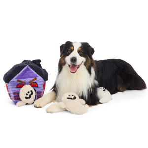 Paranormal Snacktivity Plush Extra-Large + Multi-Part + Enrichment Dog Toy
