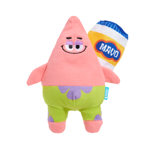 Patrick's Squeakret Talent Plush 2-in-1 Dog Toy