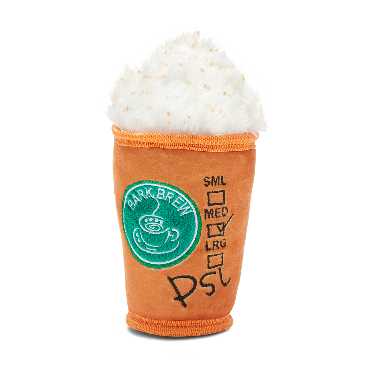 Puggin Spice Latte Plush Dog Toy