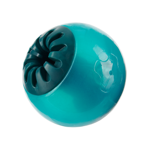 Teal Vortex Super Chewer Durable Enrichment + Fetch Dog Toy
