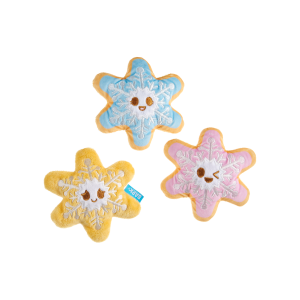 Flake N' Bake Cookies Plush Multi-Part Dog Toy