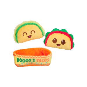 Doggo's Tacos Plush Multi-Part Enrichment Dog Toy