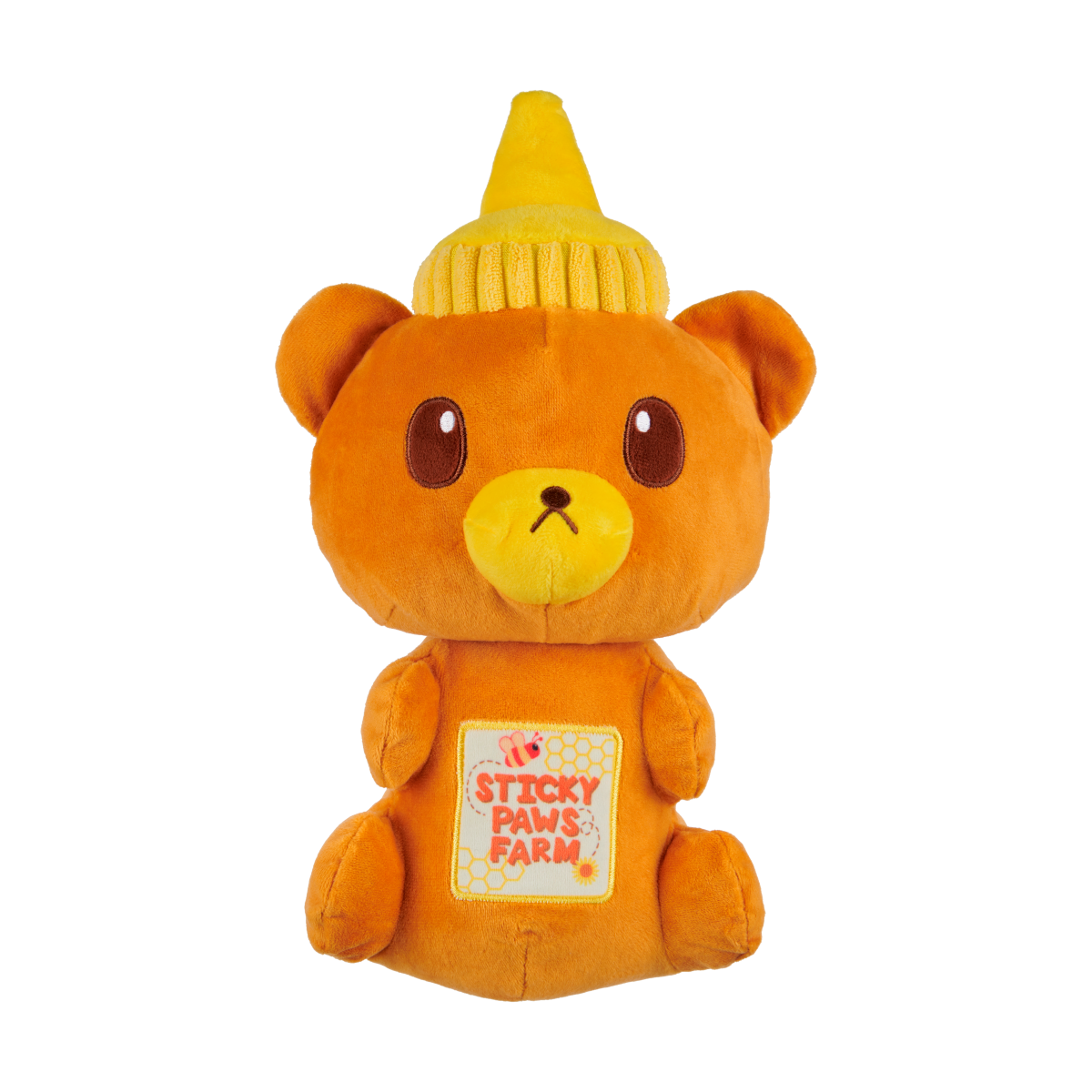 Sticky Paws Honey Bear Plush Extra-Large Dog Toy - Image 2