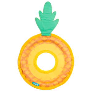 Pineapple Fling Plush Tug + Fetch Dog Toy