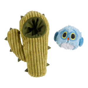 Saguaro Sammy Plush Multi-Part + Tug Dog Toy