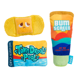 Drool Pool Packup Plush Multi-Part Dog Toy