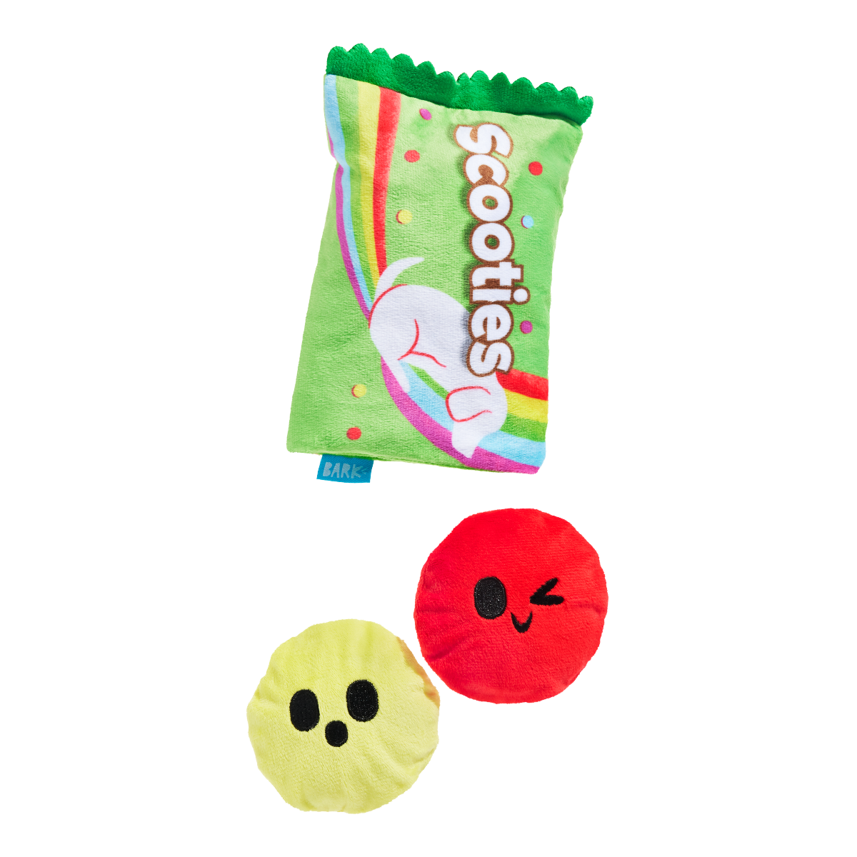 Scooties Candy Plush Multi-Part + Enrichment Dog Toy - Image 2