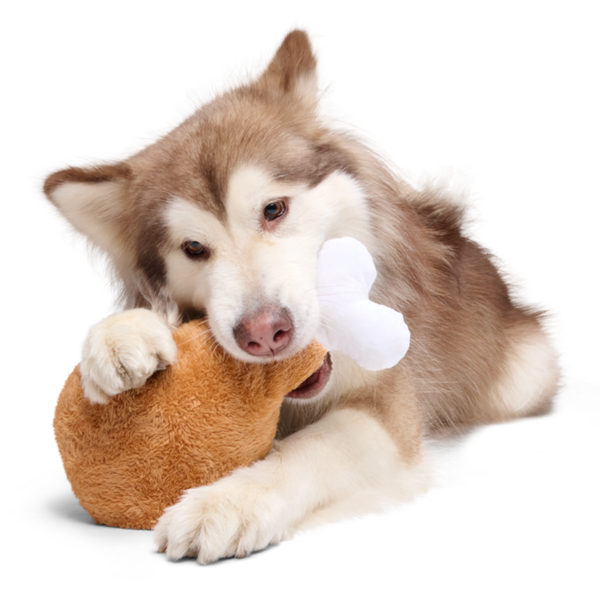 Mammoth Drumstick Plush Extra-Large Dog Toy - Image 2