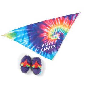 Bandana-Rama Yip Flops Plush Multi-Part Dog Toy and Dog Bandana