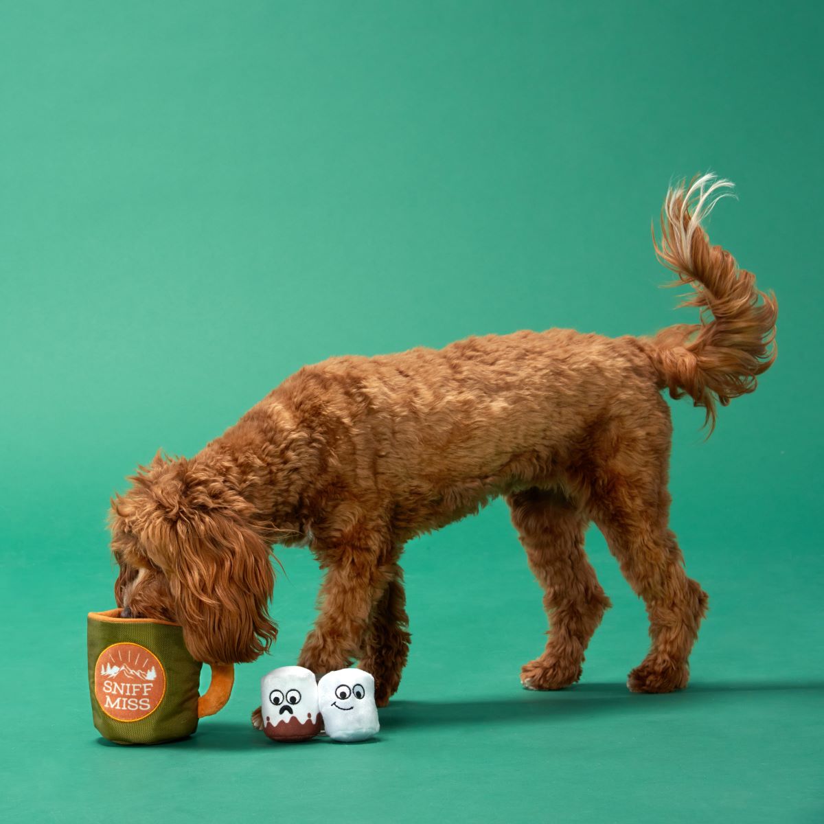 Ruffin It Mug Plush Multi-Part + Enrichment Dog Toy - Image 4