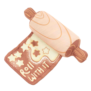 Rollover Pin Plush Tug Dog Toy