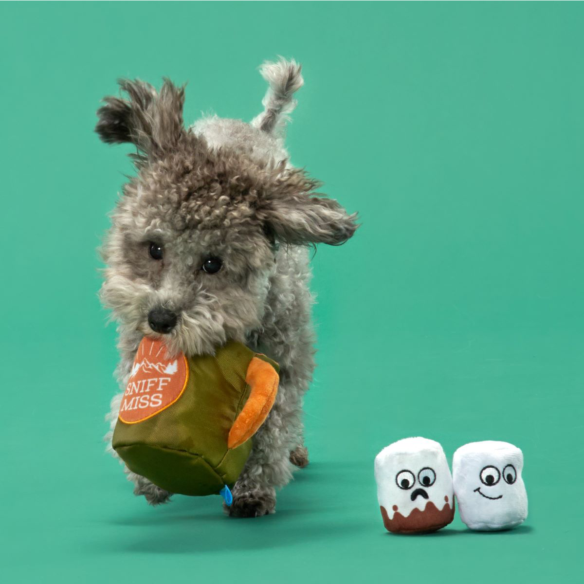Ruffin It Mug Plush Multi-Part + Enrichment Dog Toy - Image 3