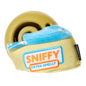 Sniffy Peanut Butter Super Chewer Durable 2-in-1 Enrichment Dog Toy
