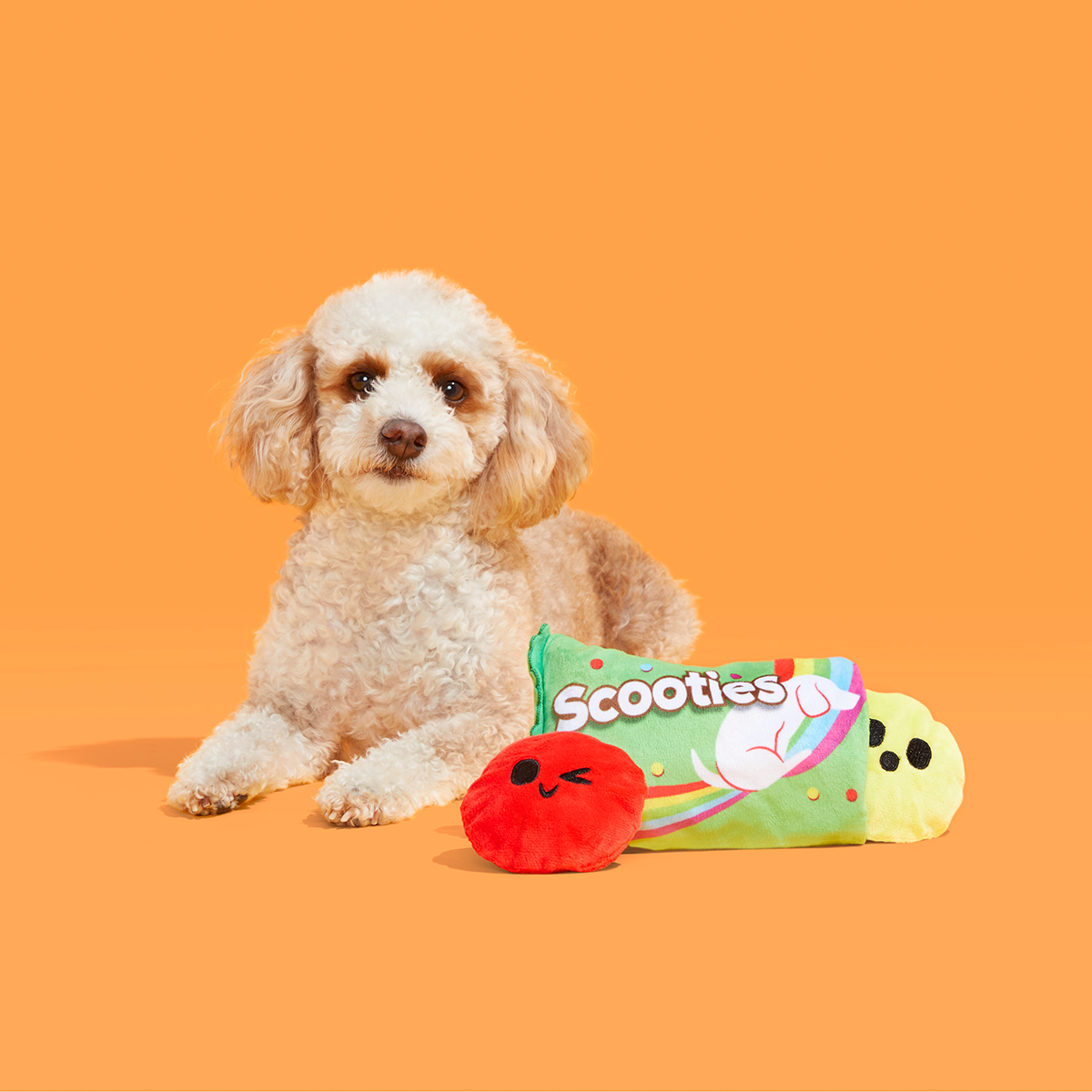 Scooties Candy Plush Multi-Part + Enrichment Dog Toy - Image 7