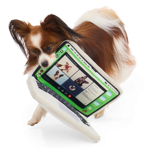 Snackbook Pro Plush Extra-Large + Enrichment Dog Toy