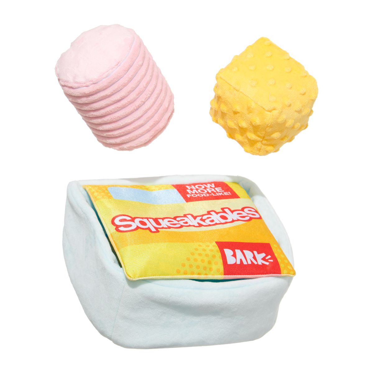 Squeakables Plush Multi-Part + Enrichment Dog Toy - Image 7