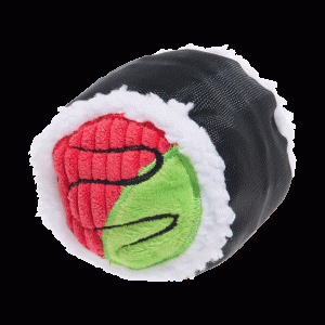 Sushi Roller Super Chewer Durable 2-in-1 + Fetch Dog Toy