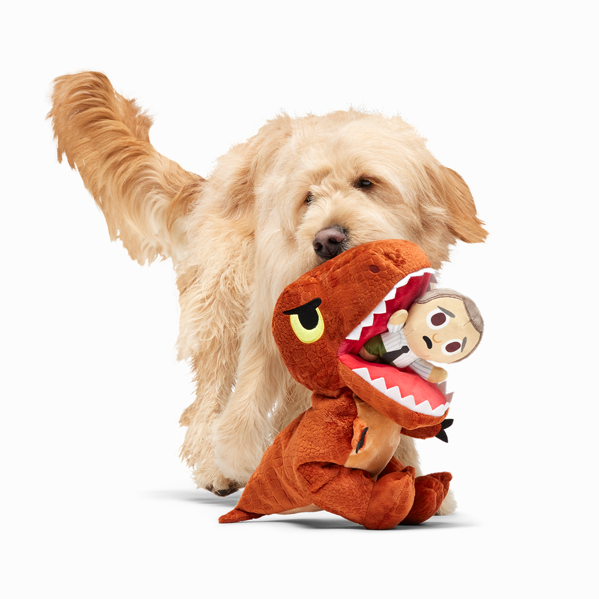 T. Rex Plush Extra-Large + Multi-Part Dog Toy