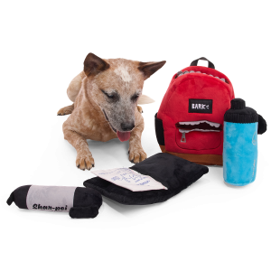 Teacher's Pet Backpack Plush Extra-Large + Multi-Part + Enrichment Dog Toy