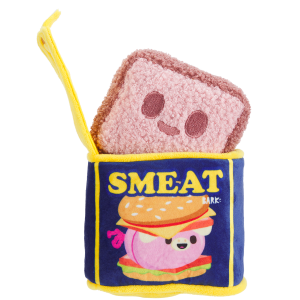 Canned Smeat Plush Multi-Part + Enrichment Dog Toy