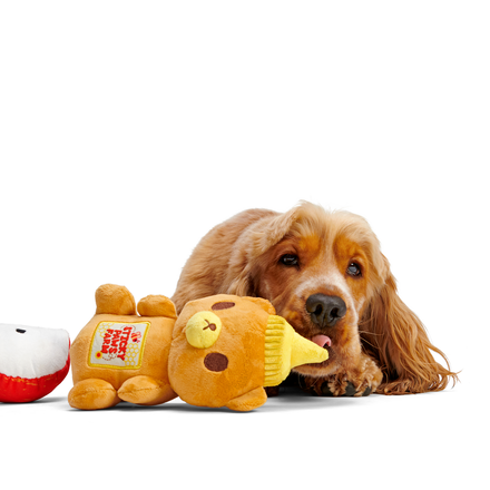Squeaky New Year Bundle Plush Multi-Part Dog Toy - Image 6