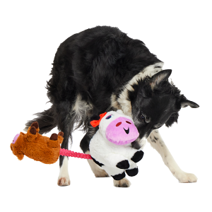 Bertha the Cow Plush Extra-Large Tug Dog Toy