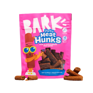 Porky Meat Hunks Soft & Chewy Dog Treats. 10 oz